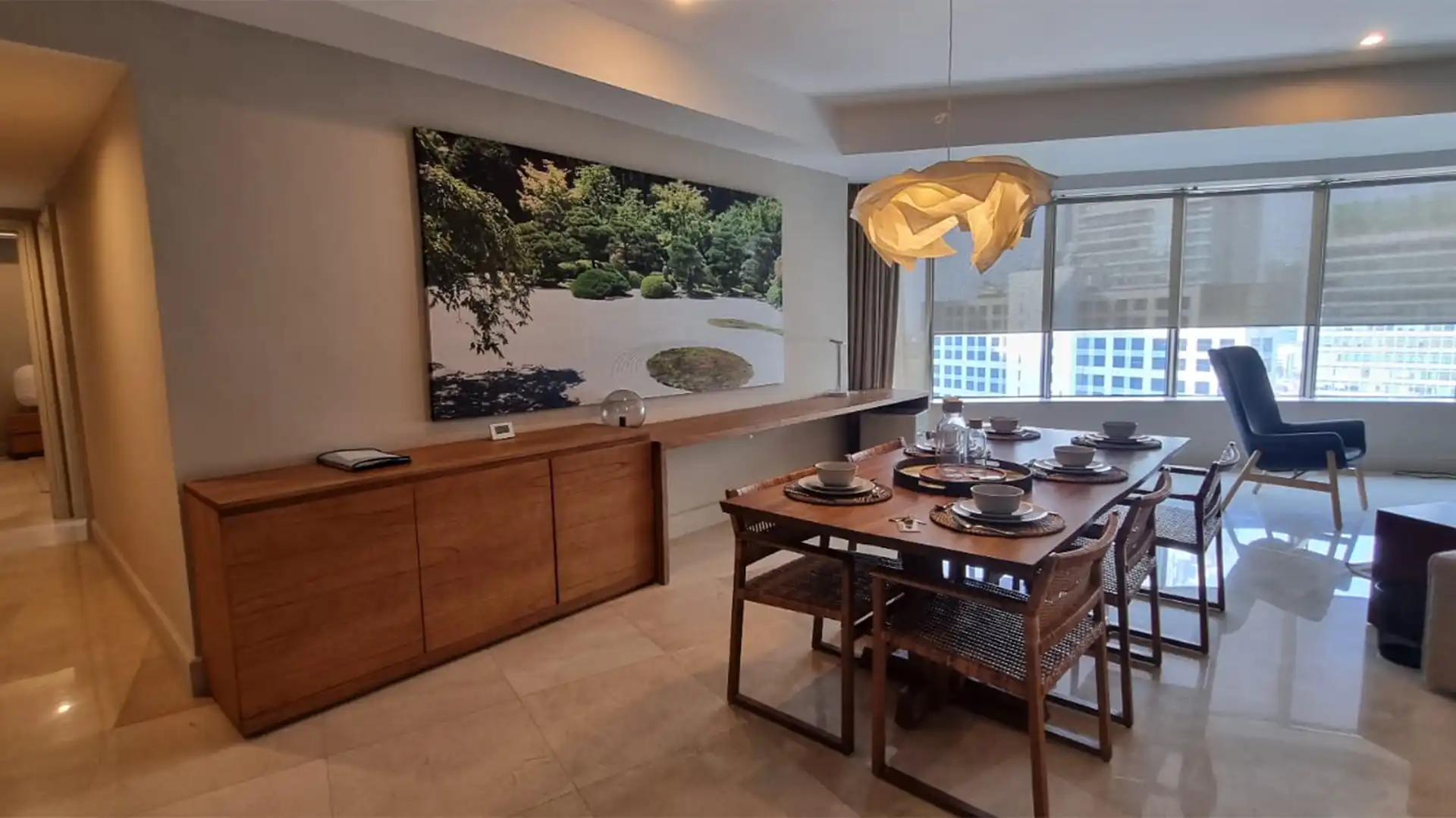 PLAZA RESIDENCE-3BR-DINING AREA Plaza Residence – Comfortable 3BR Apartment
