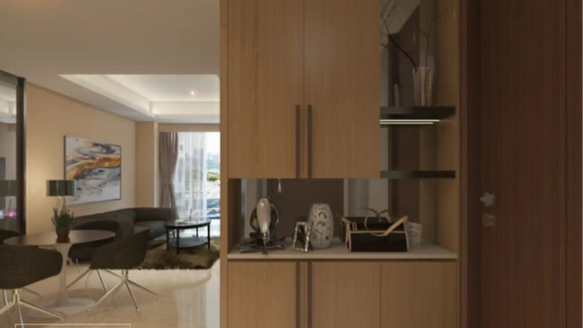 PONDOK RESIDENCE-1BR-FOYER AREA Pondok Indah Residence – Efficient 1BR