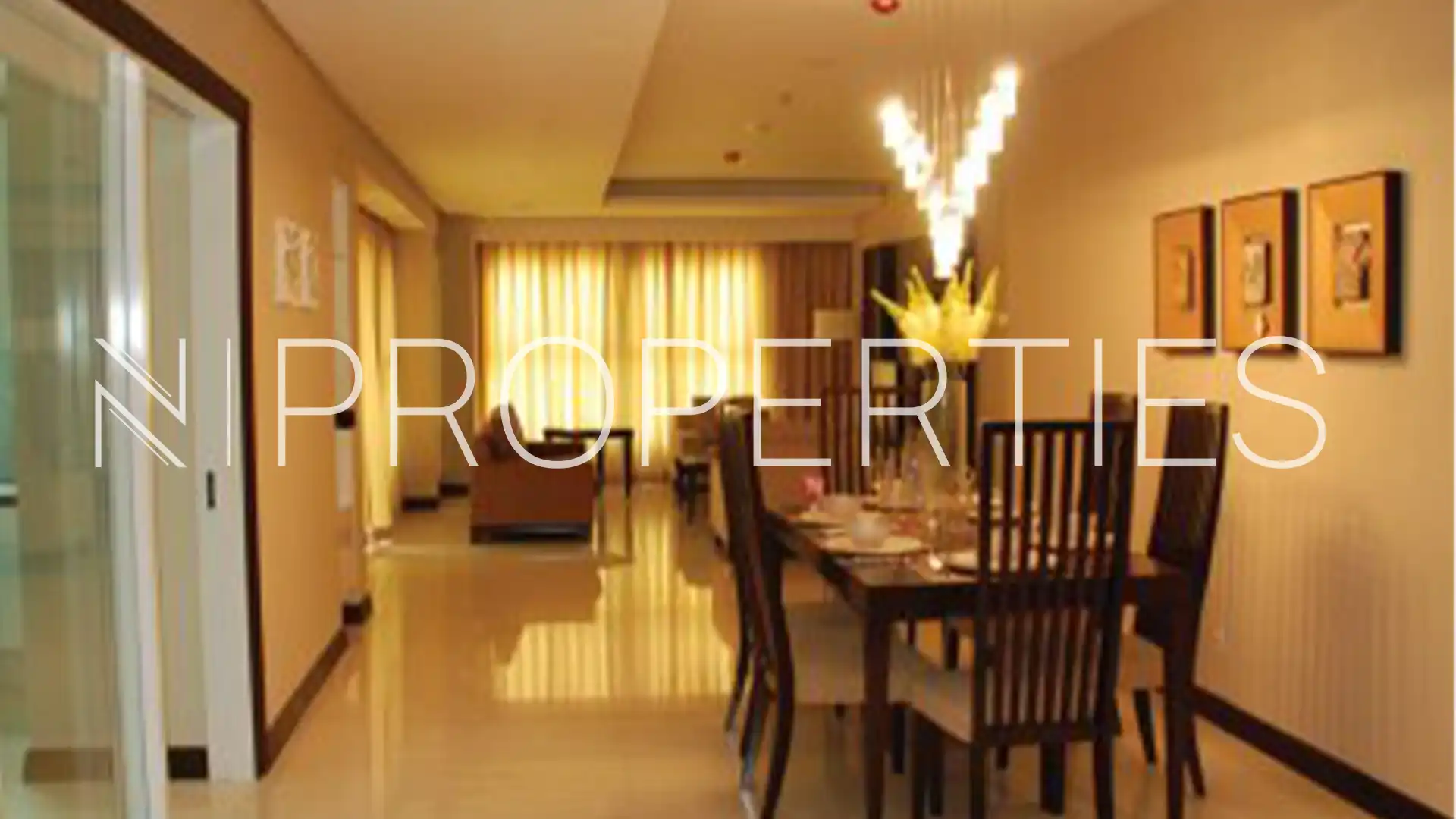 Pondok Indah Golf-3BR-Dining Area Pondok Indah Golf Apartment – Modern 3BR Residence