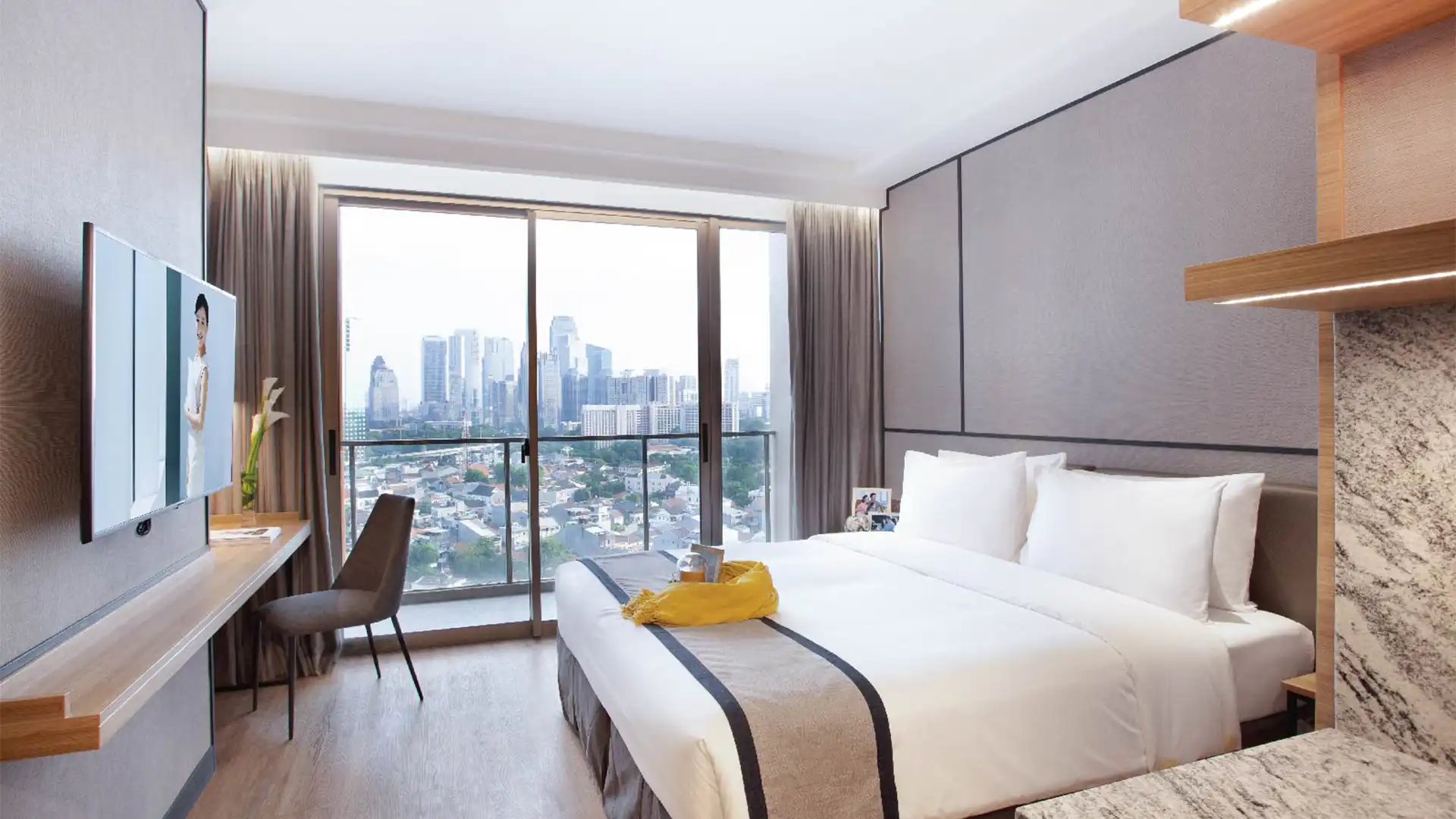 Somerset Sudirman-1BR-Bedroom