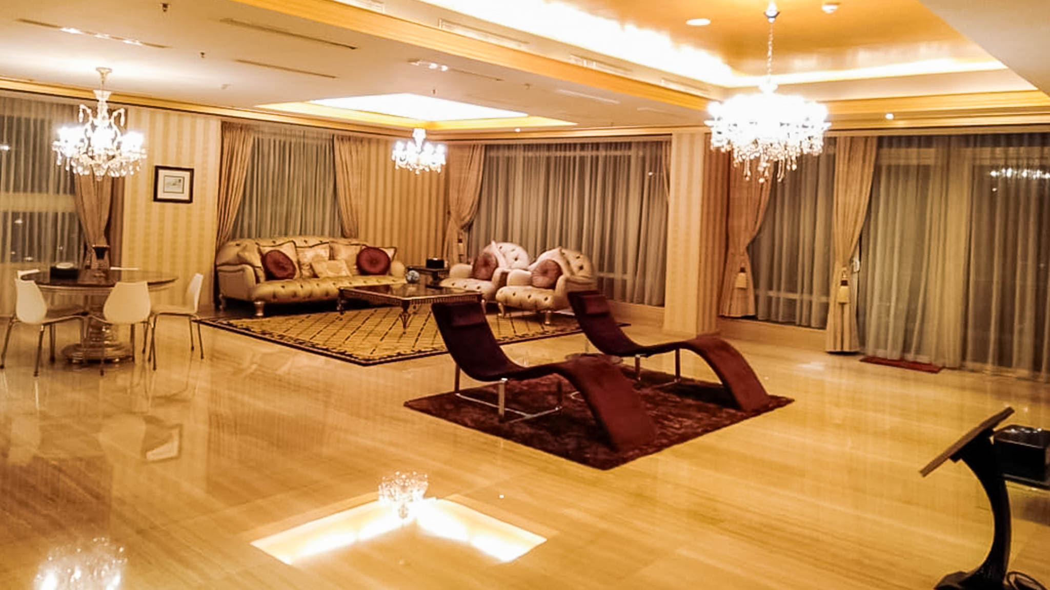 LIVING ROOM 2 Ultra-Spacious Family Living in the Heart of Jakarta’s CBD – Kempinski Private Residence 4BR